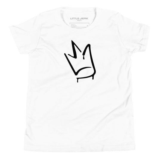 Labeled Royalty Youth Tee - White - Little Jerk Society