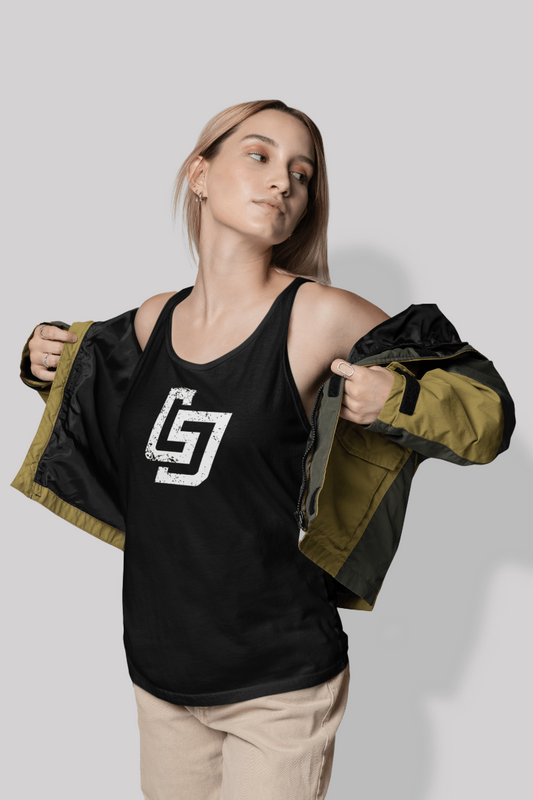 LJS Distressed Logo Tank Top - Little Jerk Society