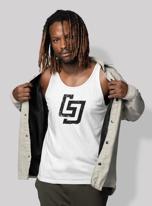 LJS Distressed Logo Tank Top - Little Jerk Society