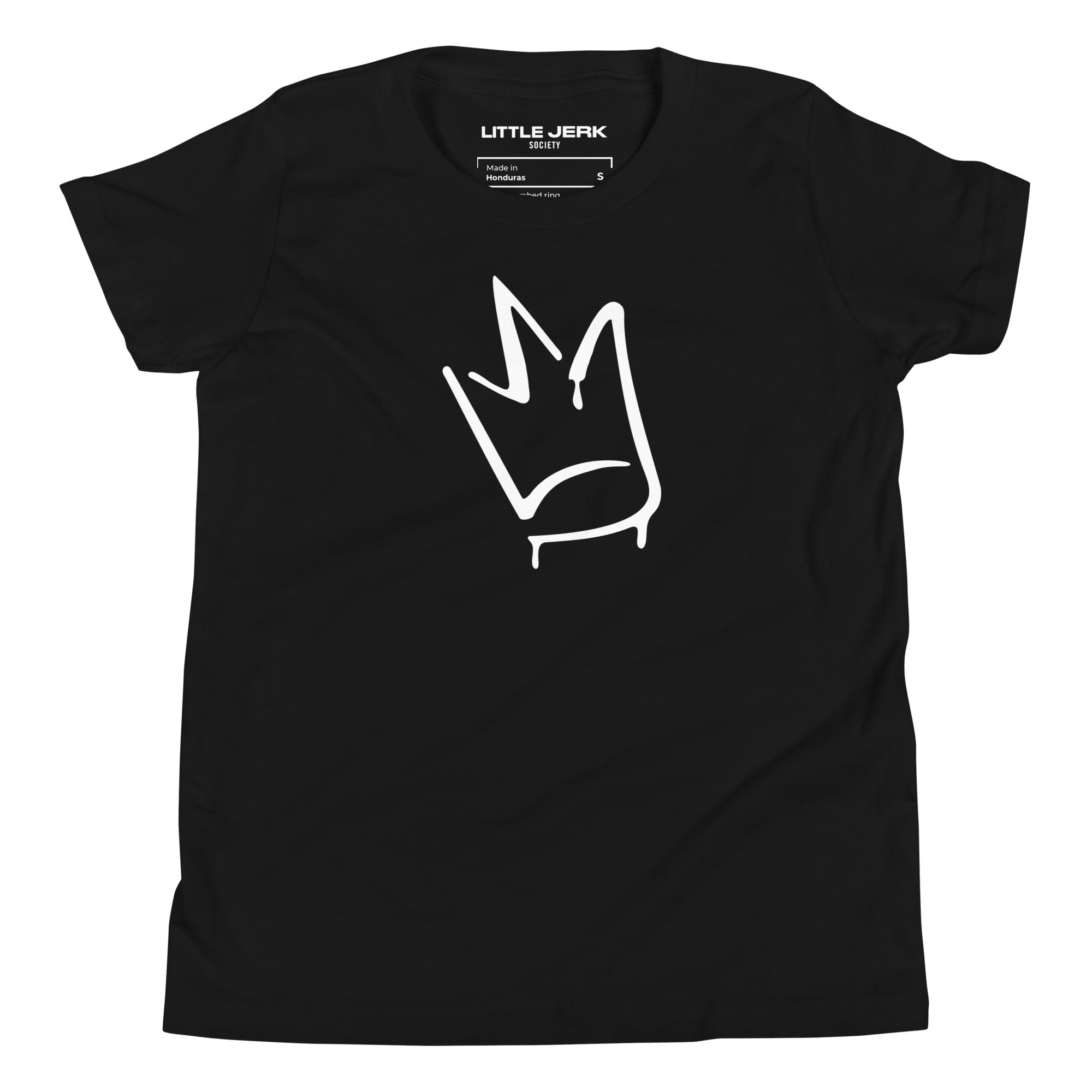 Labeled Royalty Youth Tee - Black - Little Jerk Society