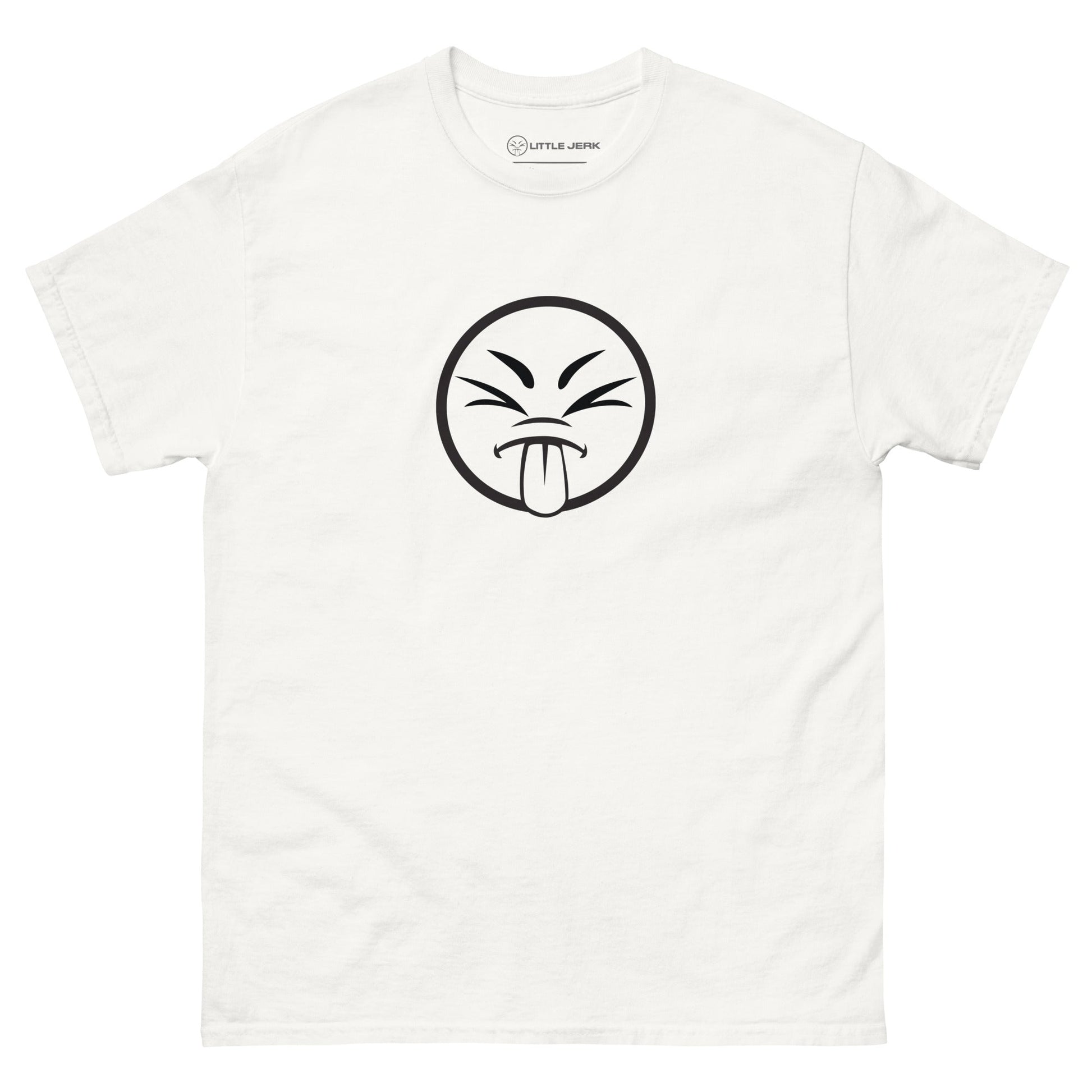 Little Jerk Emoji Tee - White - Little Jerk Society