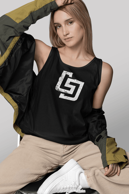 LJS Distressed Logo Tank Top - Little Jerk Society