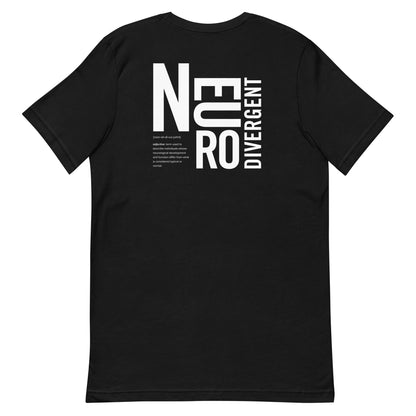 Neurodivergent Definition Unisex Tee - Black - Little Jerk Society