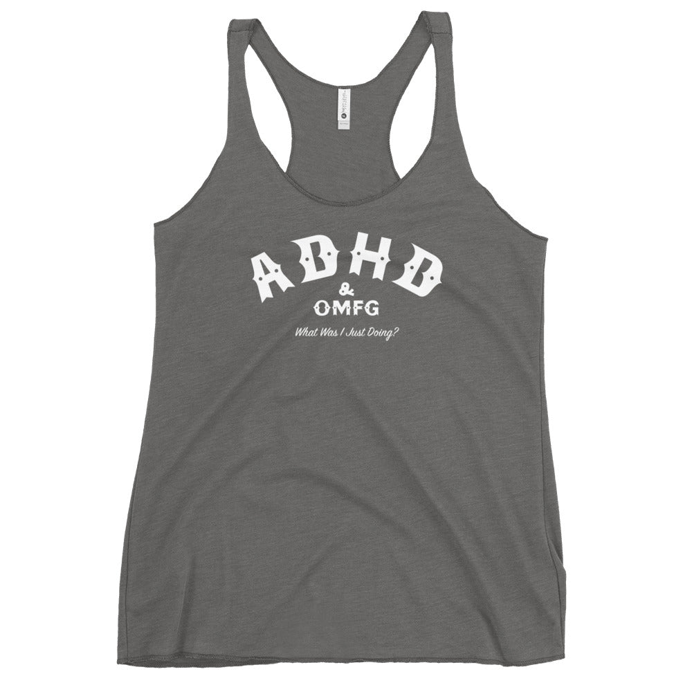 Women's Racerback ADHD & OMFG Tank - Little Jerk Society